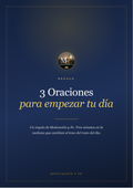 Portada de 3 Oraciones Para Empezar Tu Día — PDF cristiano gratis de Motivación y Fe